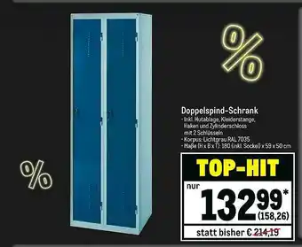 METRO Doppelspind-schrank Angebot