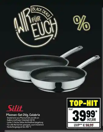 METRO Silit Pfannen-set 2tlg- Calabria Angebot
