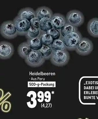 METRO Heidelbeeren Angebot