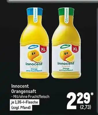 METRO Innocent Orangensaft Angebot