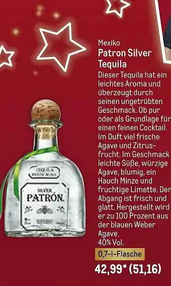 METRO Mexiko Patron Silver Tequila Angebot