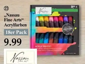 Woolworth Nassau Fine Arts Acrylfarben Angebot