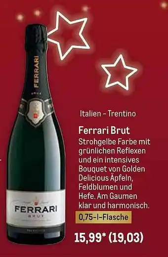 METRO Ferrari Brut Angebot