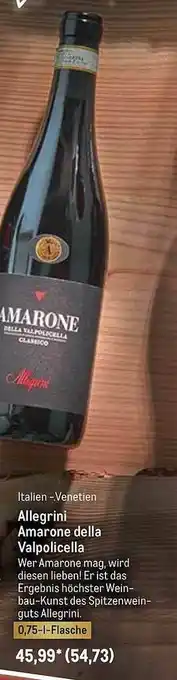 METRO Allegrini Amarone Della Valpolicella Angebot