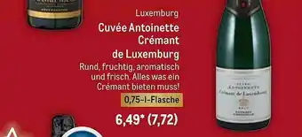 METRO Cuvée Antoinette Crémant De Luxemburg Angebot