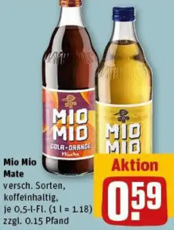 REWE Mio Mio Mate Angebot