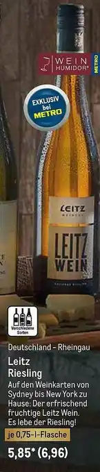 METRO Leitz Riesling Angebot