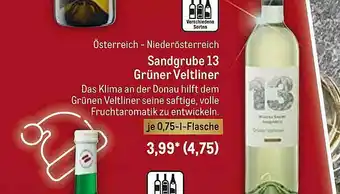 METRO Sandgrube 13 Grüner Veltliner Angebot