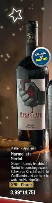 METRO Marmellata Merlot Angebot