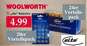 Woolworth Elta Batterien Angebot