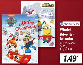 Lidl Windel adventskalender Angebot