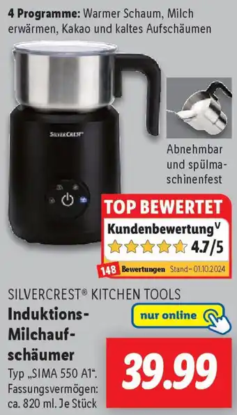 Lidl Silvercrest induktions-milchaufschäumer Angebot