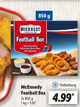 Lidl Mcennedy football box Angebot