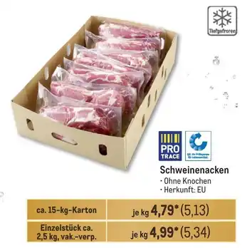 METRO Schweinenacken Angebot