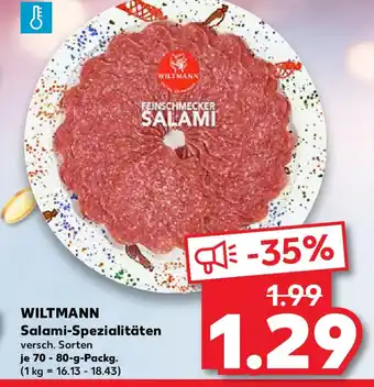 Kaufland WILTMANN Salami-Spezialitäten Angebot