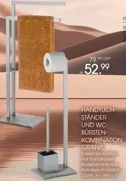 Zurbrüggen Handtuchständer und wc-bürstenkombination granit Angebot