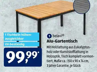 Aldi Süd Belavi Alu Gartentisch Angebot