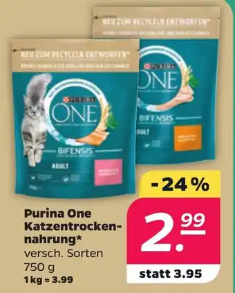 NETTO Purina One Katzentrockennahrung Angebot