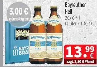 Getränke Quelle Bayreuther Hell Angebot