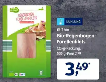 Aldi Süd Gut Bio Regenbogen Forellenfilets 125g Angebot