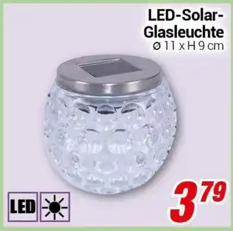 CENTERSHOP LED Solar Glasleuchte Angebot