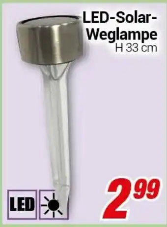 CENTERSHOP LED Solar Weglampe Angebot