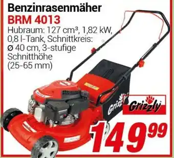 CENTERSHOP Grizzly Benzinrasenmäher BRM 4013 Angebot