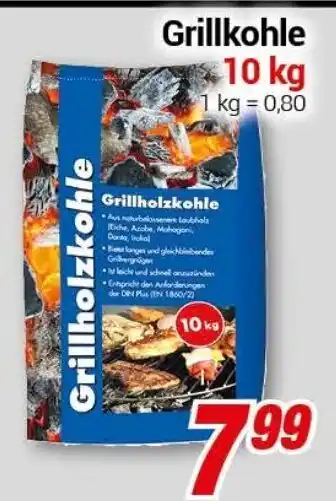 CENTERSHOP Grillkohle 10kg Angebot