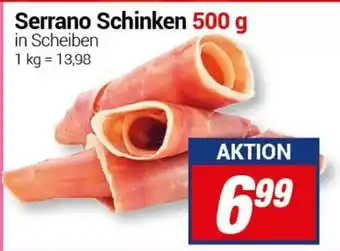 CENTERSHOP Serrano Schinken 500g Angebot