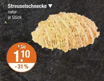 V Markt Streuselschnecke Angebot