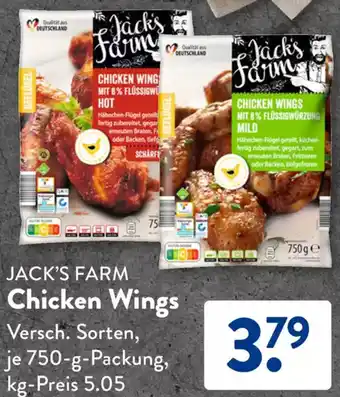 Aldi Süd JACK'S FARM Chicken Wings Angebot