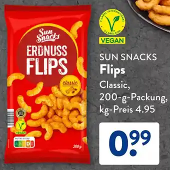 Aldi Süd SUN SNACKS Flips Angebot