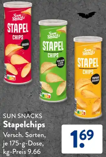 Aldi Süd SUN SNACKS Stapelchips Angebot