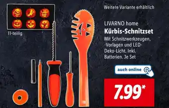 Lidl Livarno home kürbis-schnitzset Angebot
