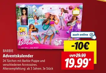 Lidl Barbie adventskalender Angebot