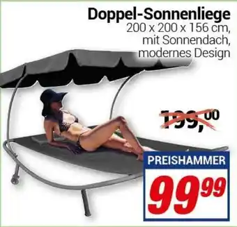 CENTERSHOP Doppel Sonnenliege Angebot