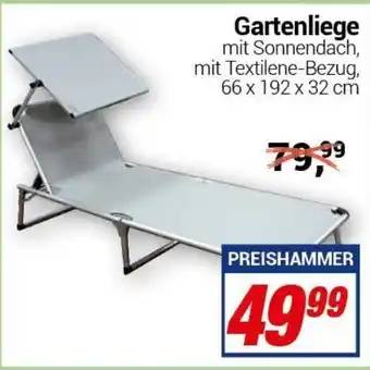 CENTERSHOP Gartenliege Angebot