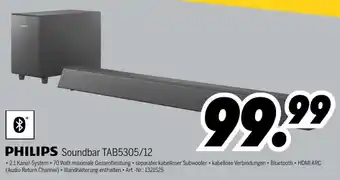 MEDIMAX Philips Soundbar TAB5305/12 Angebot