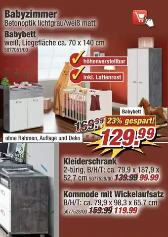 Poco Babyzimmer Angebot