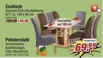 Poco Esstisch oder polsterstuhl Angebot