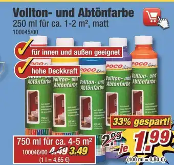 Poco Poco line vollton- und abtönfarbe Angebot