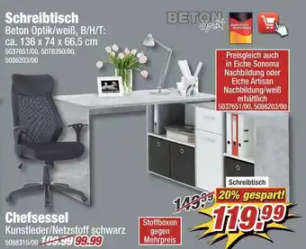 Poco Schreibtisch oder chefsessel Angebot