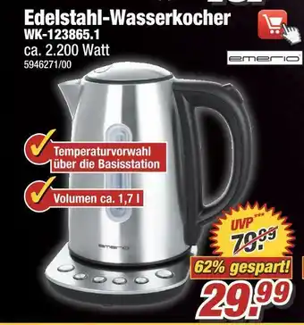 Poco Emerio edelstahl-wasserkocher Angebot