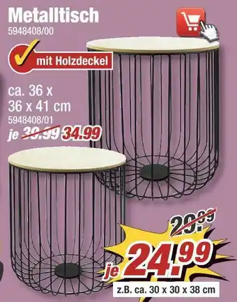 Poco Metalltisch Angebot