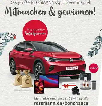 Rossmann Rossmann das große rossmann-app gewinnspiel Angebot