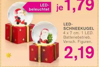 KODi Led-schneekugel Angebot