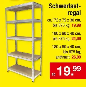 Zimmermann Schwerlastregal Angebot