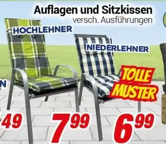 CENTERSHOP Auflagen und Sitzkissen Angebot