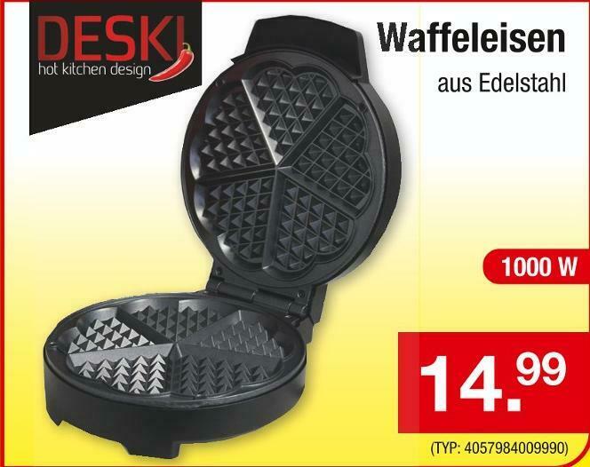 Deski waffeleisen Angebot bei Zimmermann