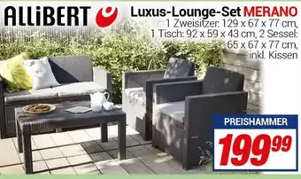 CENTERSHOP Allibert Luxus Lounge Set Merano Angebot